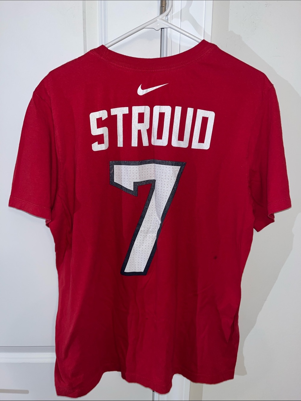 Nike Houston Texans NFL CJ STROUD Tee T-Shirt Jersey Mens Large Ohio St Star